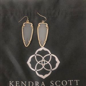 Kendra Scott skyler earring - gold slate